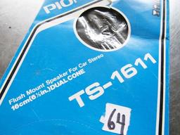 N I B Pioneer Flush Mount Speakers For Car Stereo