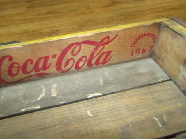 Folk Art Wagon Made From A 1967 Chattanooga Coca Cola Crate