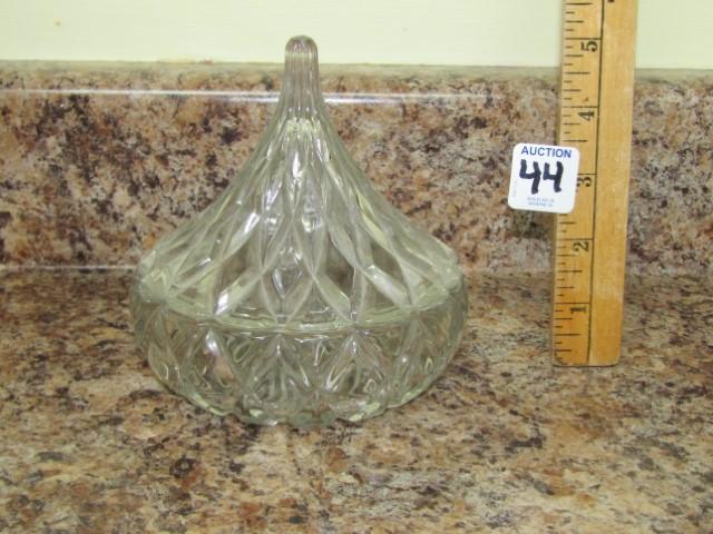 Cut Lead Crystal Candy Dish