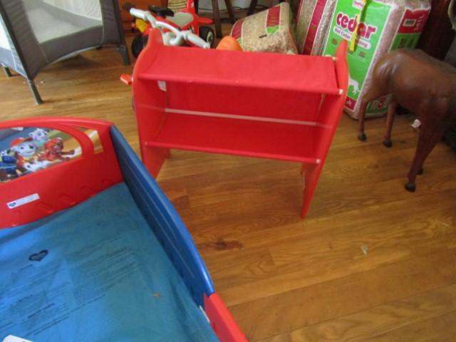 Paw Patrol Toddler Bed And Bookcase (LOCAL PICK UP ONLY)