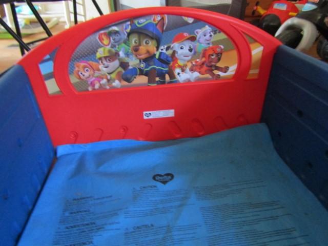 Paw Patrol Toddler Bed And Bookcase (LOCAL PICK UP ONLY)