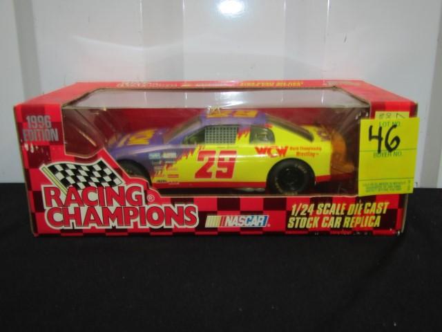 N I B Vtg 1996 Steve Grissom #29 W C W Diecast Race Car