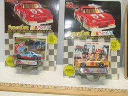 Five N I B 1:64 Scale Die Cast Metal Race Cars