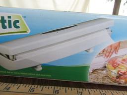 N I B Wraptastic Manual Plastic Wrap, Aluminum Foil And Wax Paper Dispenser