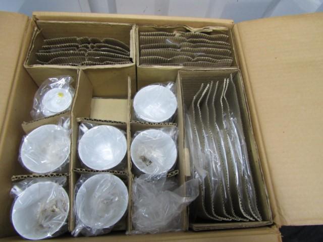 N I B Vtg Royal Song " Collage " Fine China Service For 8