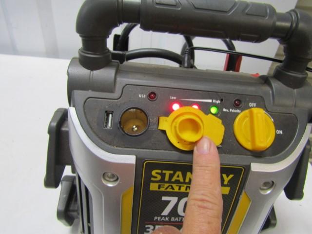 Stanley Fatmax Jump Starter W/ 120 P S I Air Compressor And Other Amenities