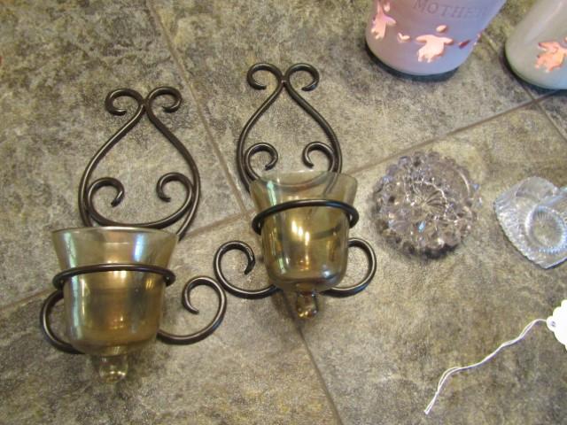 Lot Of Candles And Candle Holders
