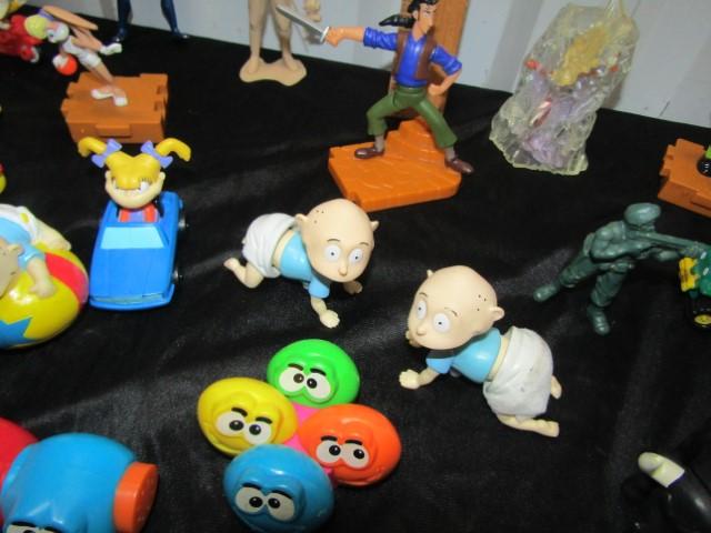 Huge Lot Of Various Toys Including Toys From Fast Food Places