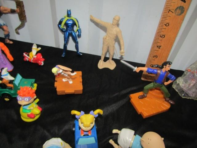 Huge Lot Of Various Toys Including Toys From Fast Food Places