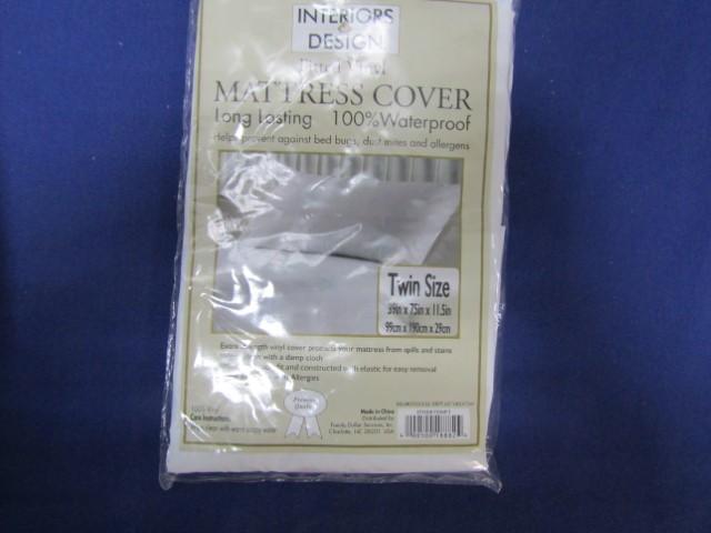 New In The Package Twin Sized Thermal Blanket And Mattress Cover