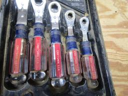 2 Sets Of 5 Craftsman E Z Grip Ratcheting Off Set Wrenches