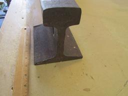 Vtg Heavy Piece Of Railroad Track  (Local Pick Up Only )