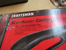 N I B Craftsman Scumbuster Cordless Scrubber Kit
