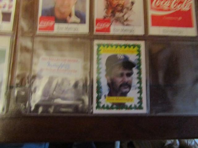 Vtg Don Mattingly 23 Coca Cola Restaraunt Baseball Card Set 1978-1991