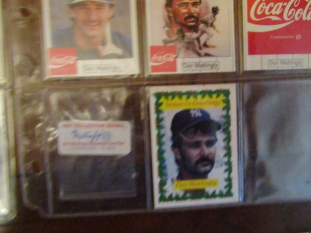 Vtg Don Mattingly 23 Coca Cola Restaraunt Baseball Card Set 1978-1991