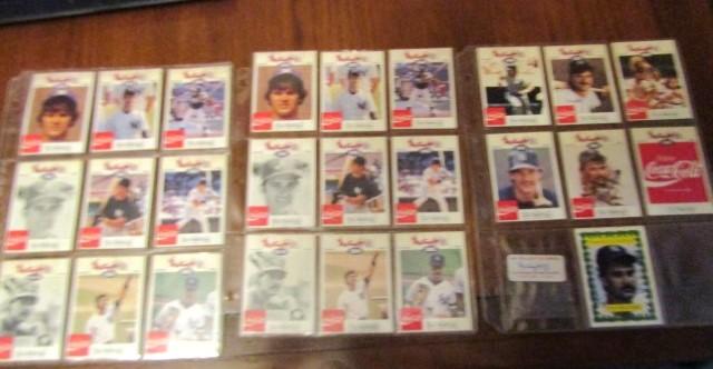 Vtg Don Mattingly 23 Coca Cola Restaraunt Baseball Card Set 1978-1991