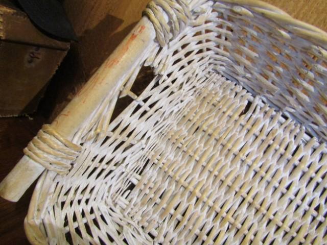 2 Large Baskets, Plant Basket And Metal Basket  (Local Pick Up Only)