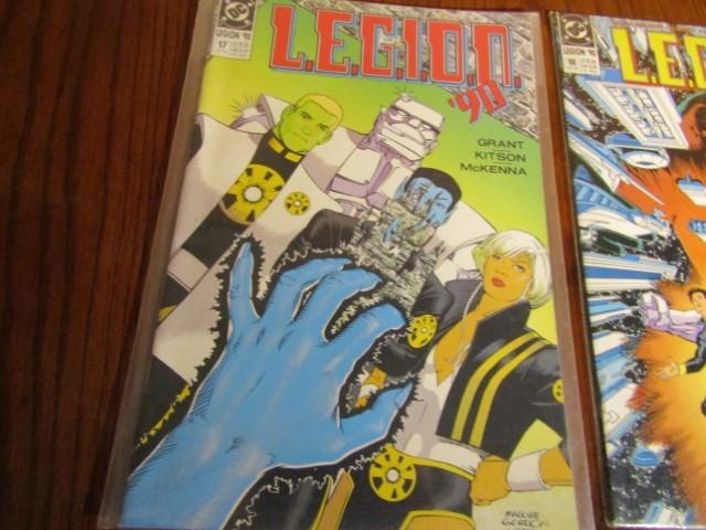 3 Vtg D C Comics " L.E.G.I.O.N. " July, Aug. And Sept. 1990 #s 17, 18 And 19