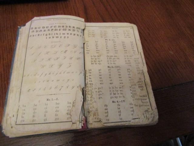 Antique 1880 The Elementary Spelling Book