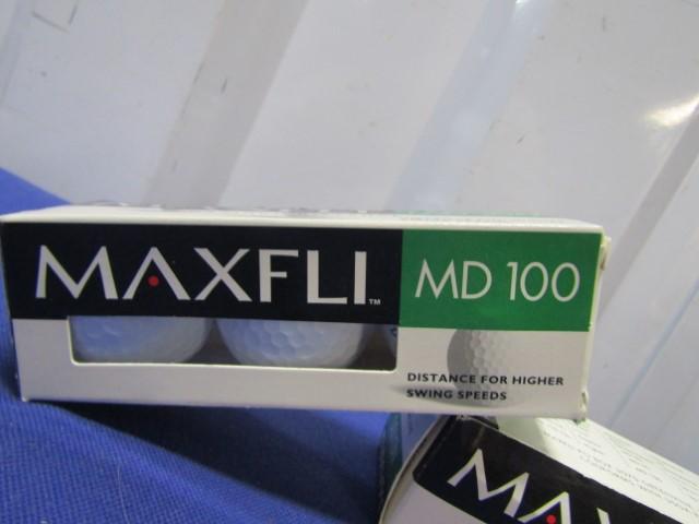 12 New In The Box Maxfli M D 100 Golf Balls