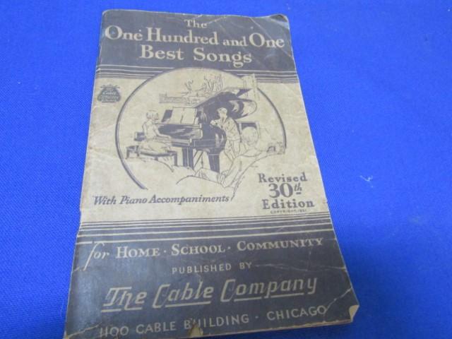 3 Small Booklets From 1912, 1925 And Song Book Is Early 1900s