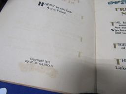 3 Small Booklets From 1912, 1925 And Song Book Is Early 1900s