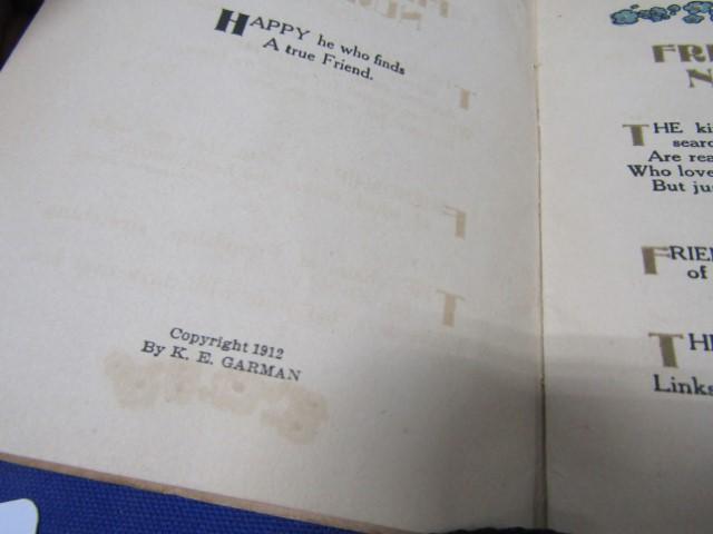 3 Small Booklets From 1912, 1925 And Song Book Is Early 1900s