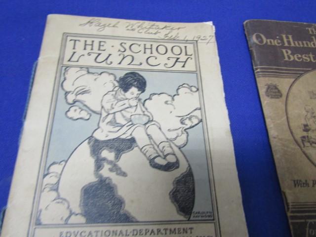 3 Small Booklets From 1912, 1925 And Song Book Is Early 1900s