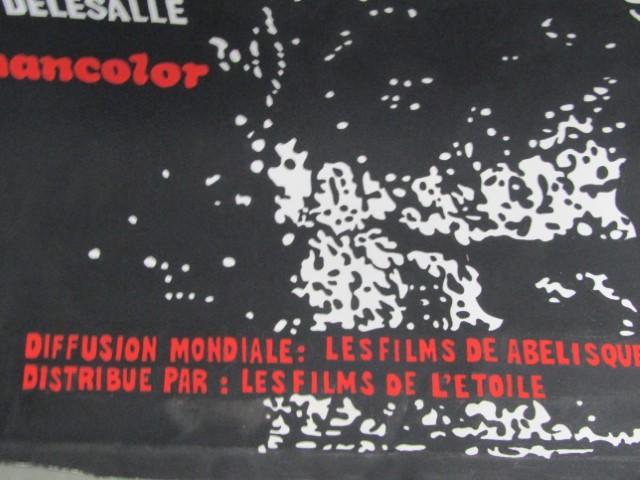 Large Hand Painted On Canvas French Movie Poster " Requiem Pour Un Vampire