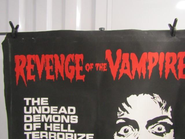Hand Painted On Canvas " Revenge Of The Vampire " Movie Poster