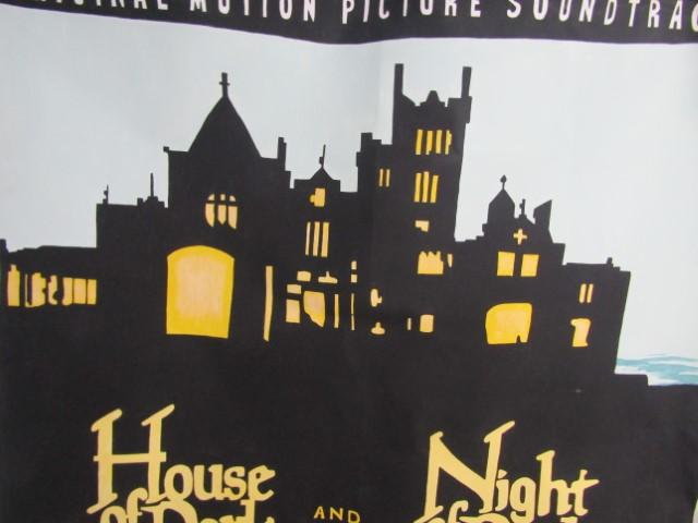 Hand Painted On Canvas Movie Poster " House Of Dark Shadows And Night Of