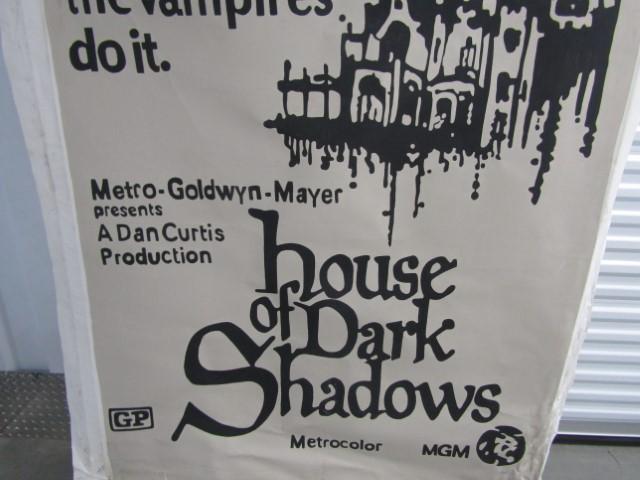 Hand Painted On Canvas Movie Poster " House Of Dark Shadow "