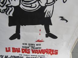 Large Hand Painted Movie Poster On Canvas Le Bal Des Vampires