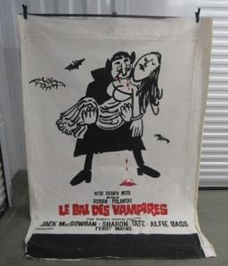 Large Hand Painted Movie Poster On Canvas Le Bal Des Vampires