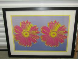 Framed And Double Matted Floal Print (LOCAL PICK UP ONLY)