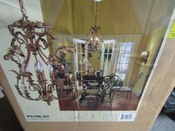 N I B Thomasville Lighting " Elysian " Model P4106-02 Chandelier, Factory Sealed