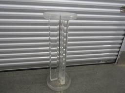 Heavy Acrylic Pedestal Stand (LOCAL PICK UP ONLY)
