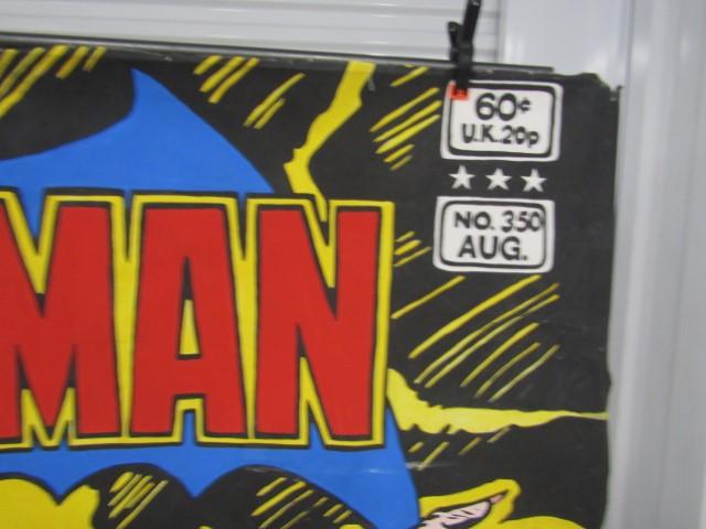 Large Batman D C Comics Hand Painted Poster On Canvas