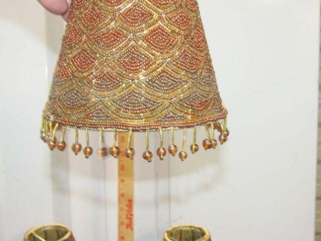 5 Never Used Beaded Lamp Shades