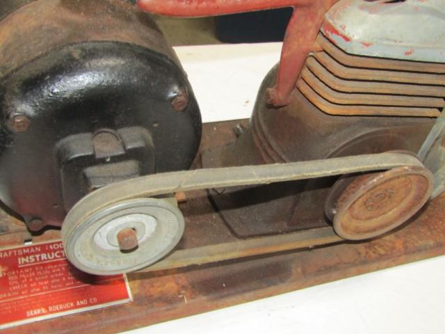 1930's Craftsman Flash Gordon Designed Air Compressor  (NO SHIPPING THIS LOT)