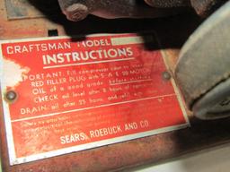1930's Craftsman Flash Gordon Designed Air Compressor  (NO SHIPPING THIS LOT)
