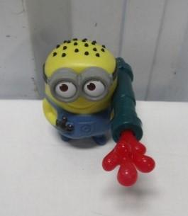 Burger King Smurf W/ Moving Arms And A Mcdonald's Minion
