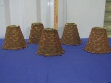 5 Never Used Beaded Lamp Shades