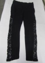 New Ladies Polyester And Spandex Pants W/ Cotton Crocheted Legs By K. Jordan