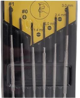 New In Package (2) Sets Of 6 Pc Precision Screwdriver Set