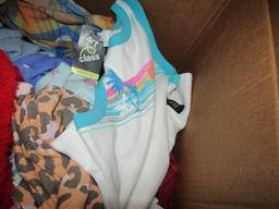 Box Of Children's Various New Clothes