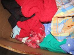 Box Of Children's Various New Clothes