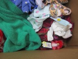 Box Of Children's Various New Clothes