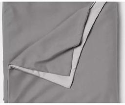 New - 72"x48" Reversible Microfiber Cover For Weighted Blanket Dark Gray/light Gray