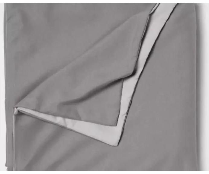 New - 72"x48" Reversible Microfiber Cover For Weighted Blanket Dark Gray/light Gray